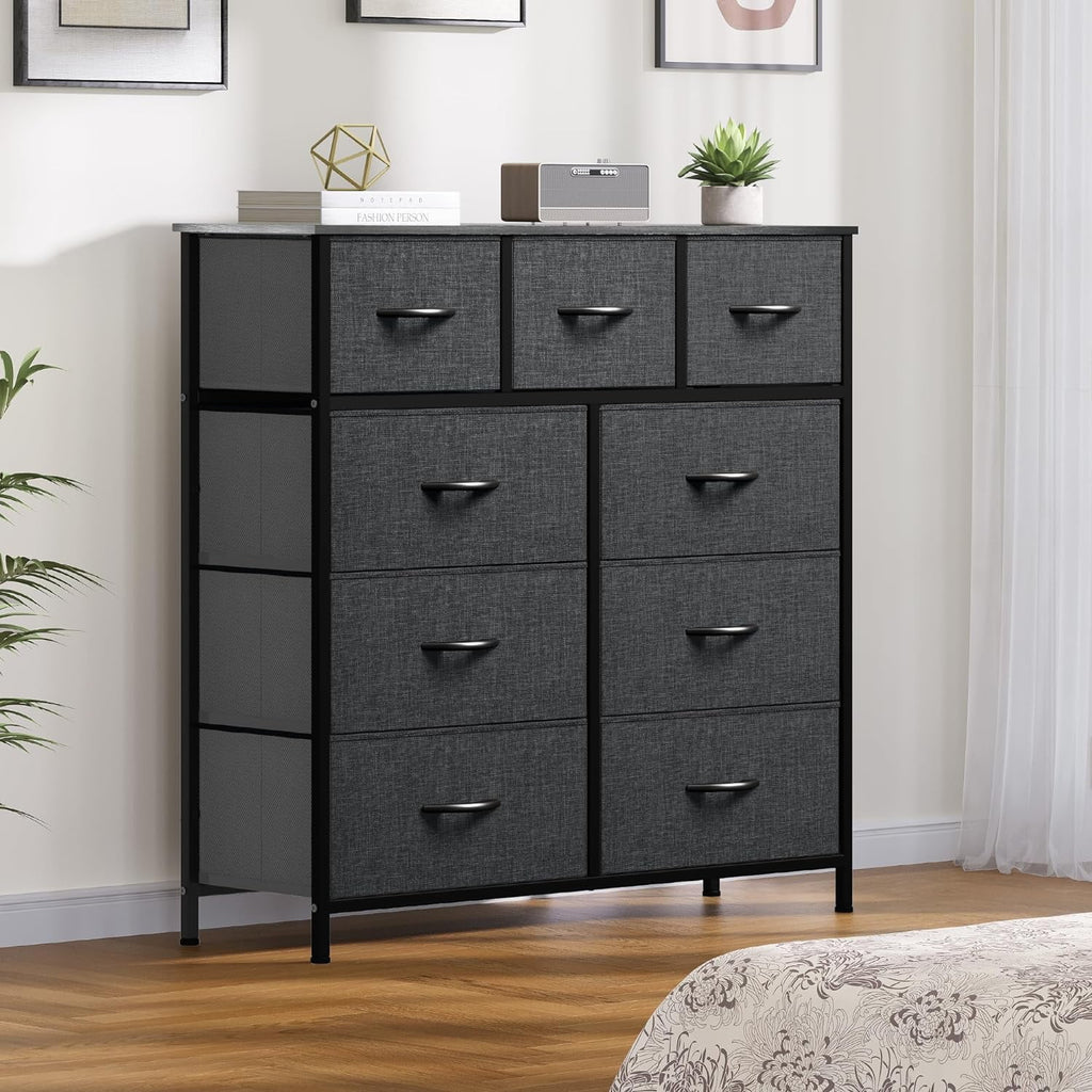 9 Drawers Fabric Dresser Q19323