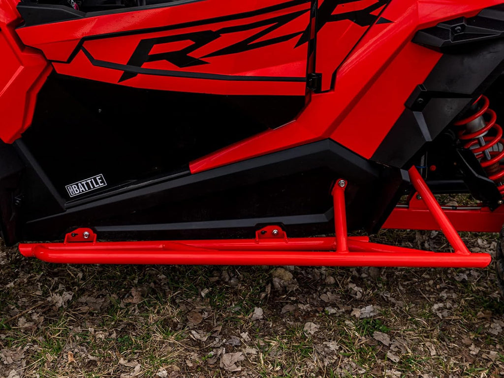 Red Nerf Bars / Rock Sliders / Tree Kickers for Polaris RZR XP 1000 K4812