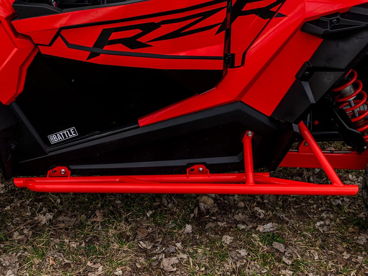 Red Nerf Bars / Rock Sliders / Tree Kickers for Polaris RZR XP 1000 K4812
