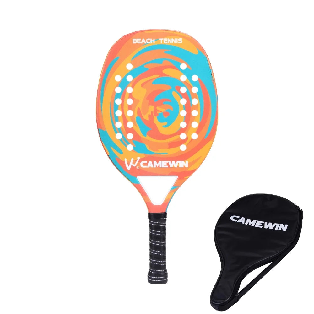 Carbon Fiber Beach Tennis Paddle Racket with Cover Bag G712
