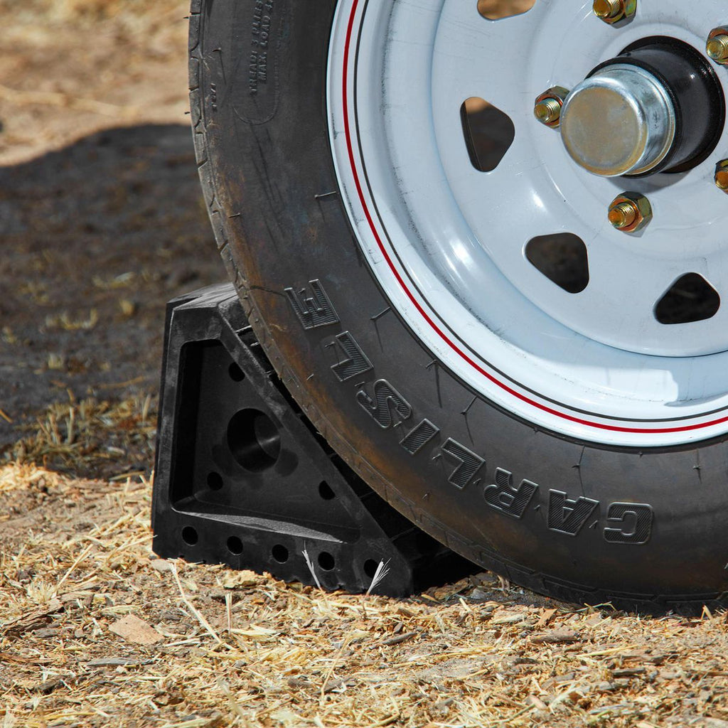 Solid Rubber Wheel Chock S3595