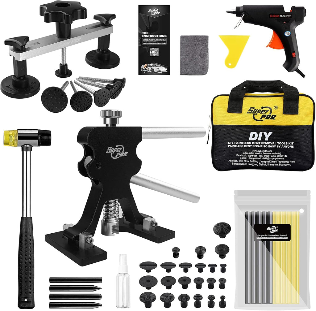 32pcs Dent Repair Tool Kit with Pulling Tabs Bridge F4590