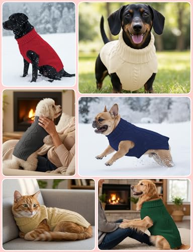 Dog Christmas Sweater Pet Clothes K352564