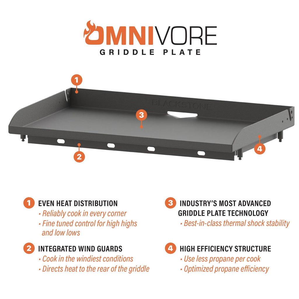 4-Burner Propane Griddle with Hard Cover S454770