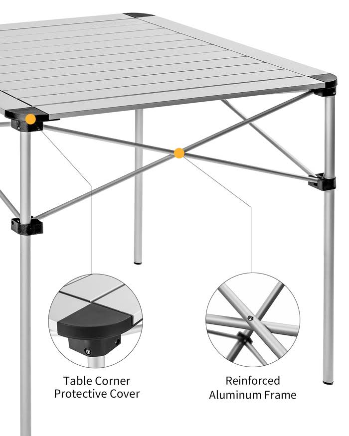 Aluminum Folding Table W648