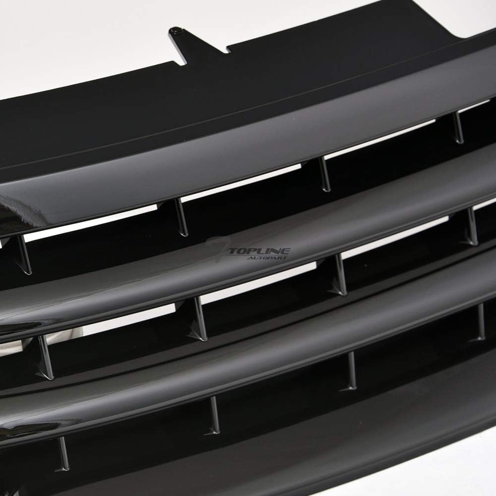 Glossy Black Front Grille Pack of 2 I44929