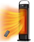 Electric Space Heater Indoor PTC Ceramic Heater with Thermostat Remote 90° Oscillating 1500W T925939