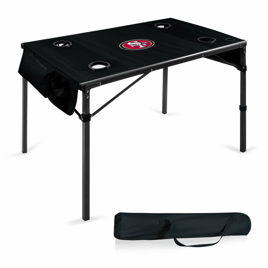Black Portable Folding Travel Table S3969