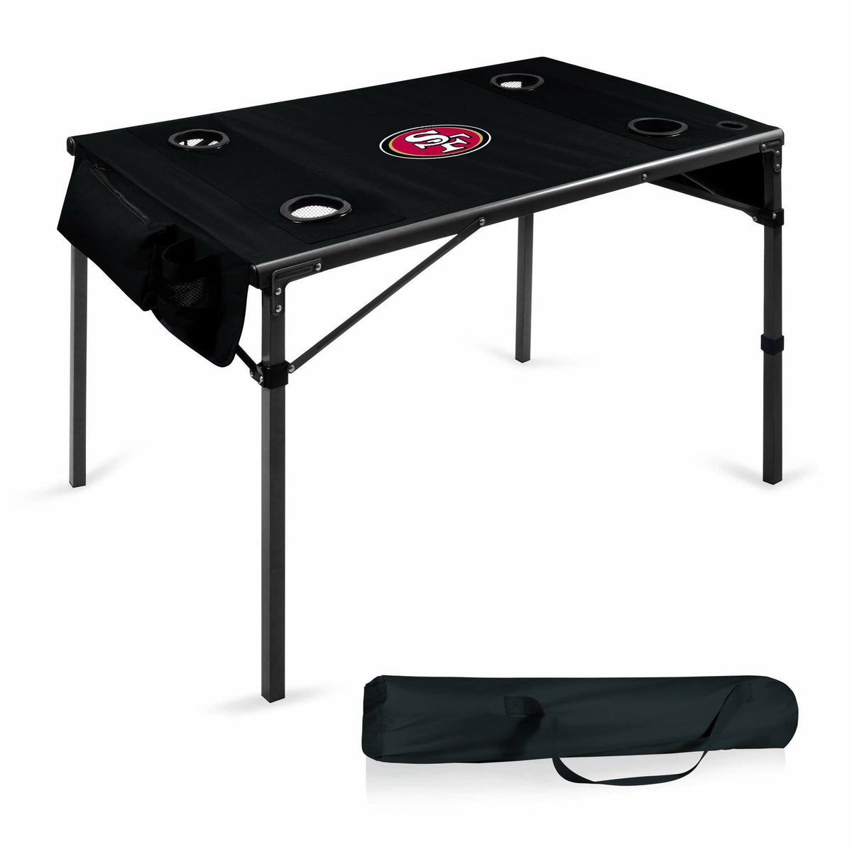 Black Portable Folding Travel Table S3969