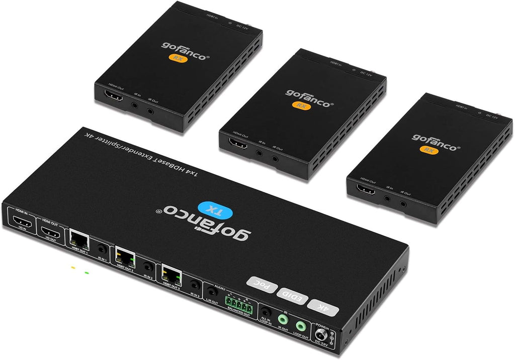 1x2 HDMI Extender Splitter Full HD 1080p Over Cat5e/Cat6/Cat7 Ethernet Cable D991046