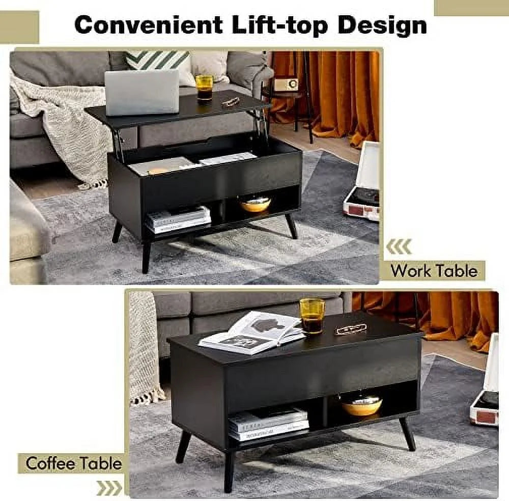 Lift Top Coffee Table with Hidden Compartment M5182