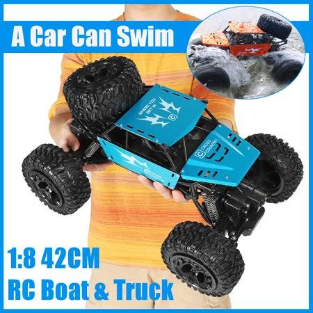 1:8 4WD RC Monster Truck Amphibious Remote Control Car M6202