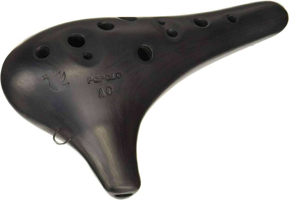Alto C Ocarina Music Instrument Black M768