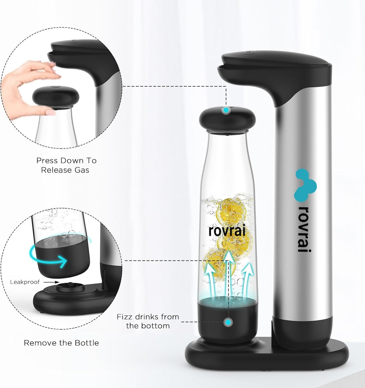 Sparkling Water Maker with CO2 Cylinder N41593