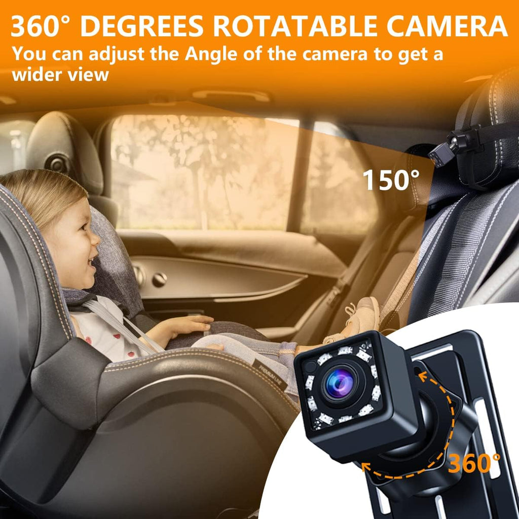 Baby Car Mirror with 4.3 HD Display Night Vision W4699