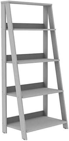 4-Shelf Wood Ladder Bookcase F97018