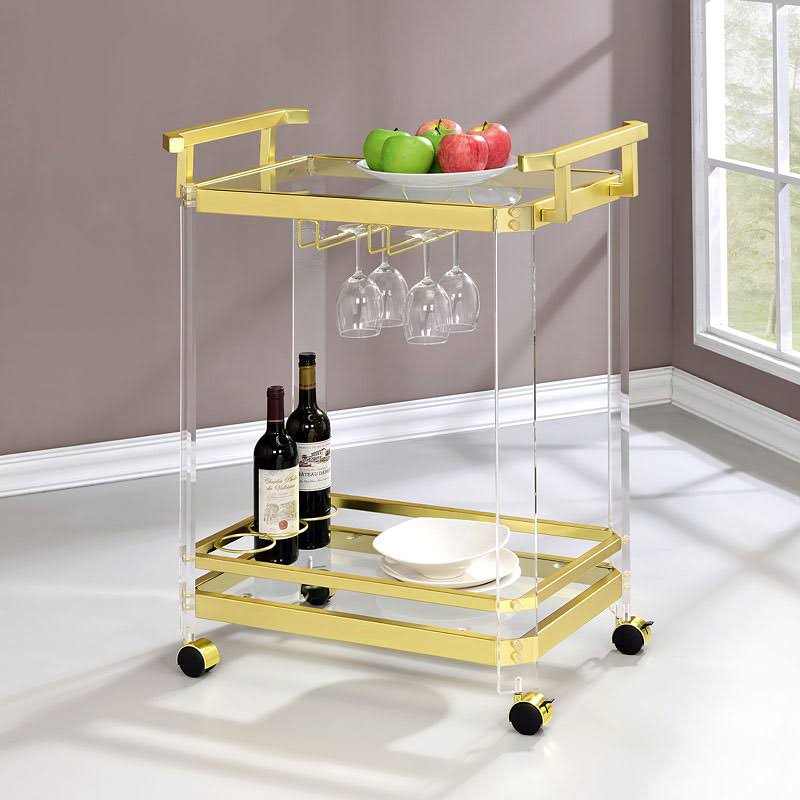 Server Cart, Gold Y98461