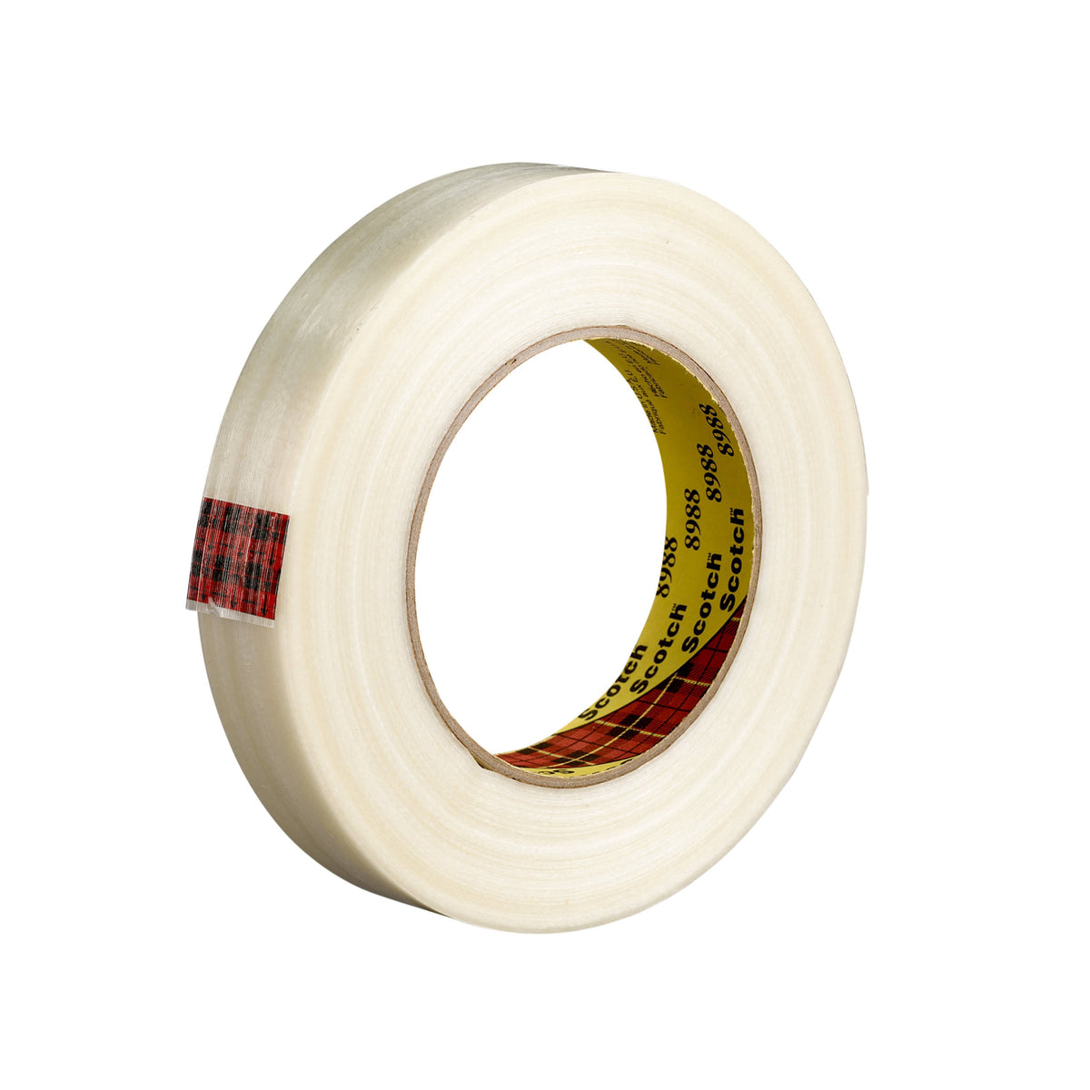 Ivory Strapping Tape, 24 mm x 55 M, 36 Rolls A383152