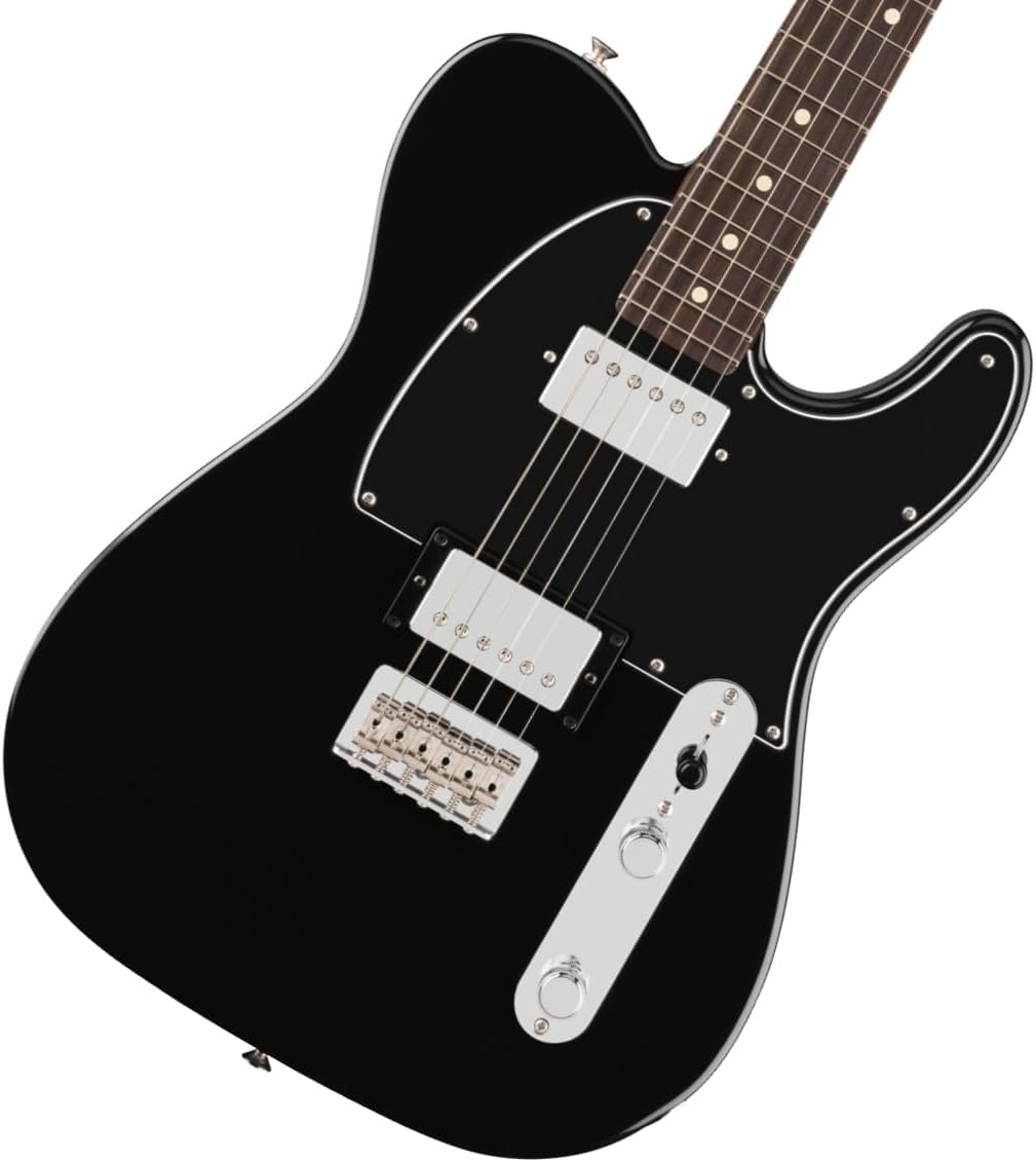 Black Electric Guitar with Rosewood Fingerboard D5103