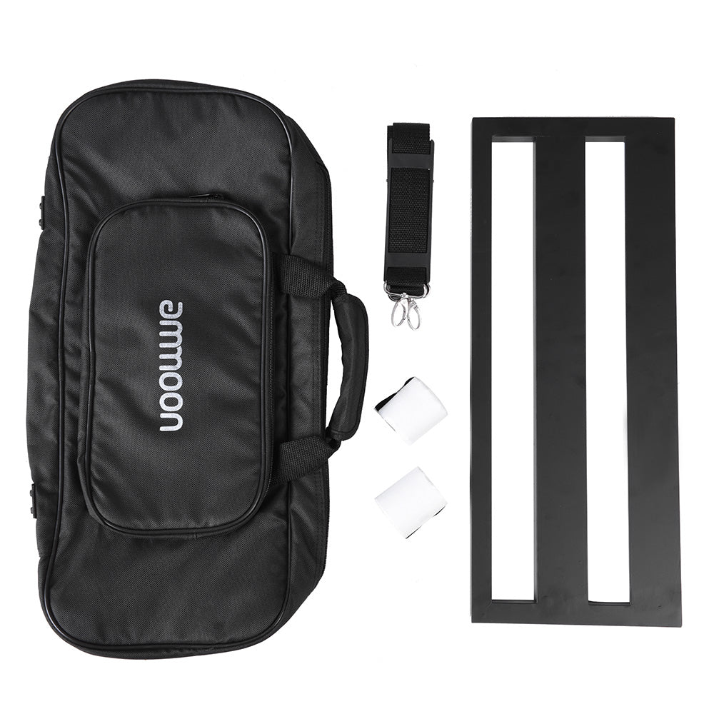 Portable Guitar Pedal Board Aluminum Alloy with Carrying Bag K4587