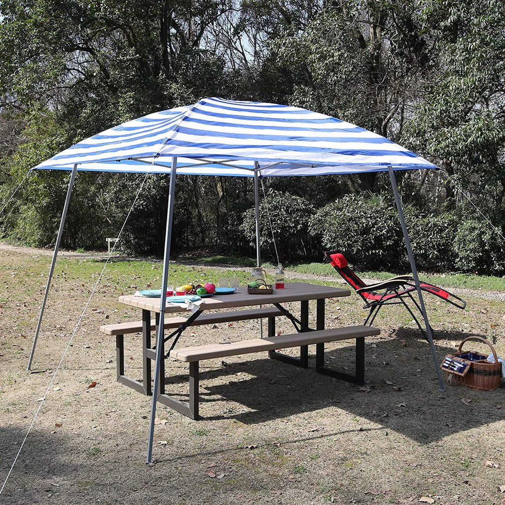 Blue Stripe Lightweight Slant Leg Canopy Tent R44367