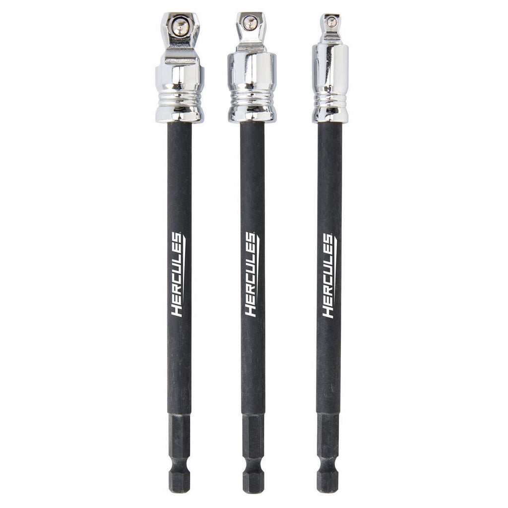 6 in. Impact-Rated Wobble Socket Adapter Set, 3-Piece F721992