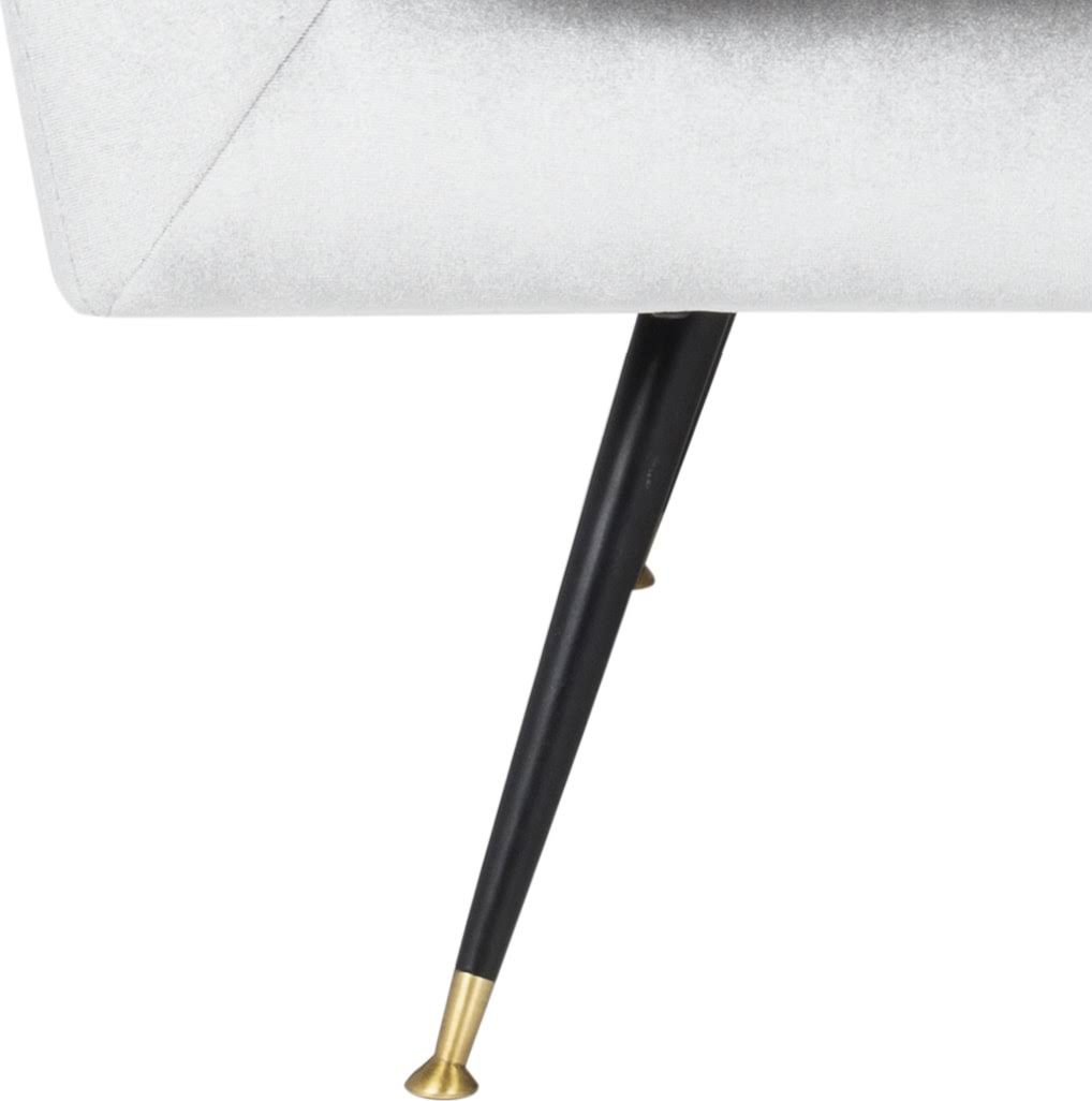 Light Grey Velvet Accent Chair I57016