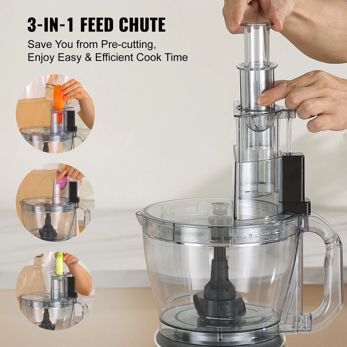 14-Cup 650W Food Processor W496