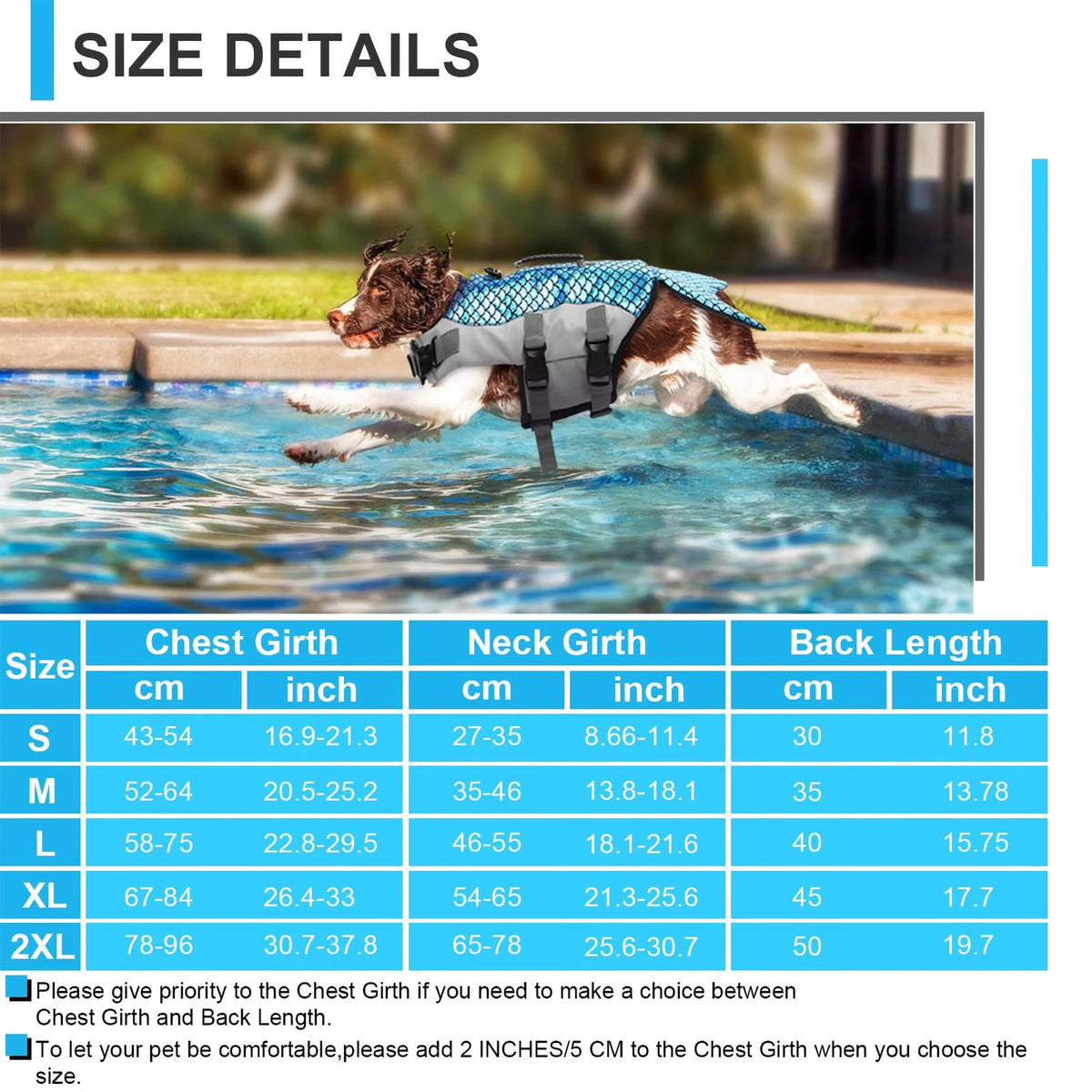 Reflective Dog Life Jacket with Rescue Handle I460
