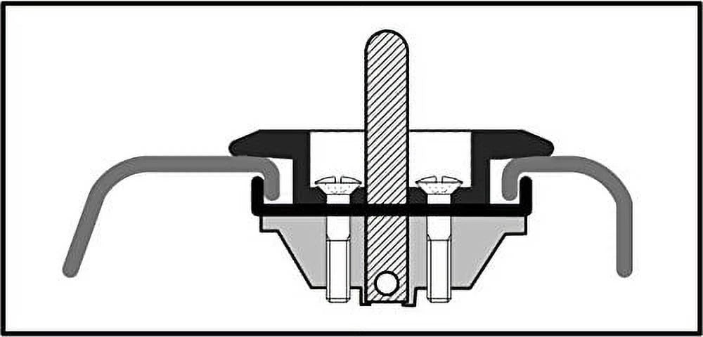 RAM 09-17 Rail Cap Alteration Required Bull Ring 4066 - 1 pair M300