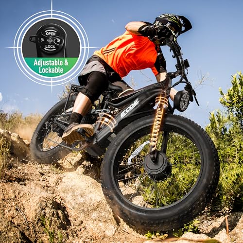 5000W Dual Motor Electric Bike 60V 32AH Battery 26x4 Fat Tire Full Suspension 7-Speed Gear Electric Bicycle H555