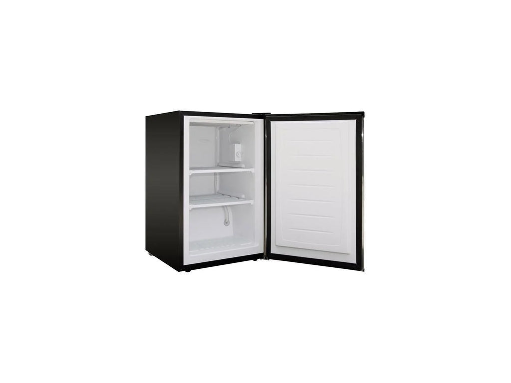 3.0 cu ft. Upright Freezer Stainless Steel Look J325