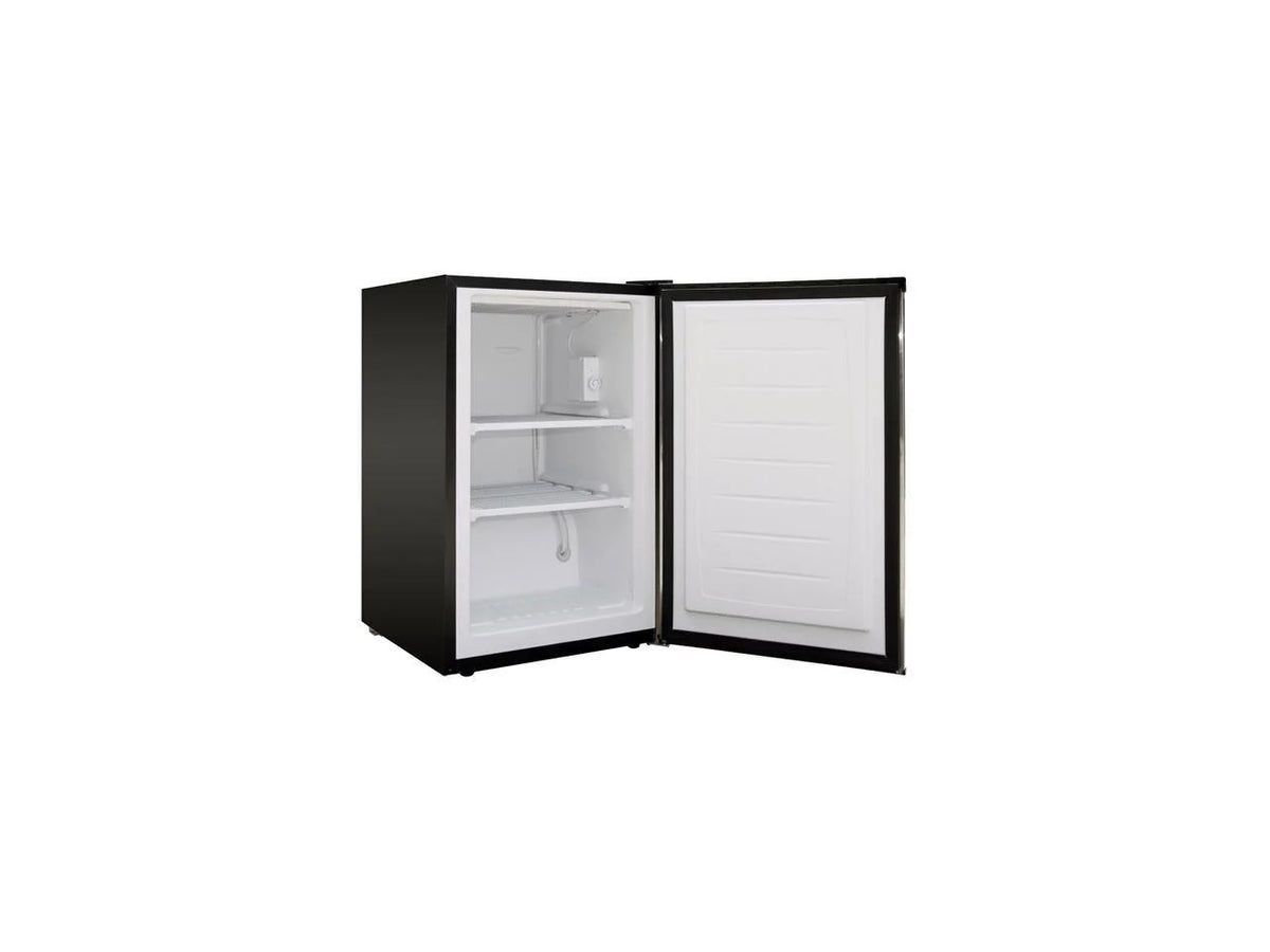 3.0 cu ft. Upright Freezer Stainless Steel Look J325