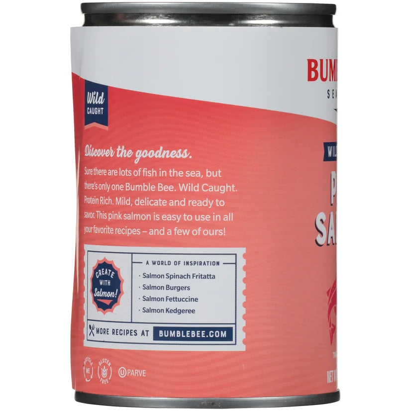 Pink Canned Salmon, Pack of 4, 14.75 oz Can U204583