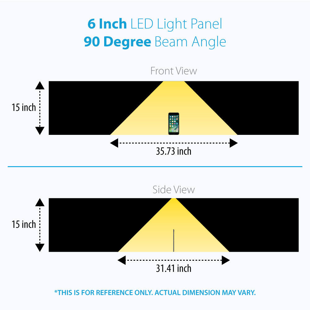 6 inch Warm White Modular LED Under Cabinet Lighting Pro Kit B742