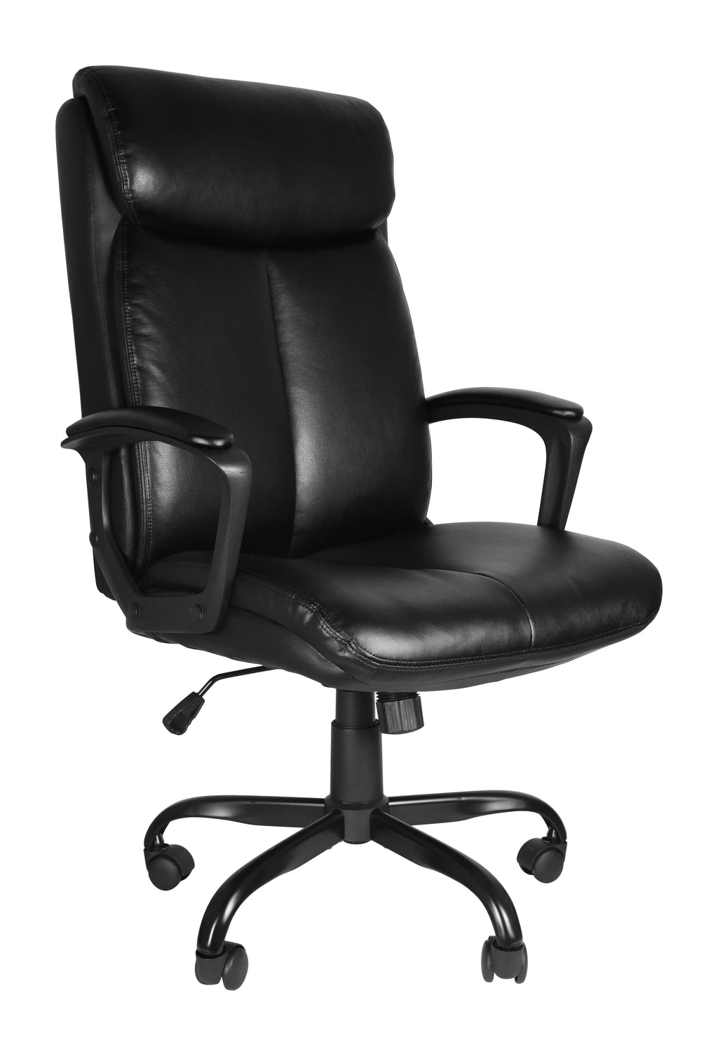 Black PU Leather Adjustable Swivel Office Desk Chair G21685