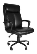 Black PU Leather Adjustable Swivel Office Desk Chair G21685