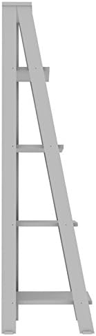 4-Shelf Wood Ladder Bookcase F97018