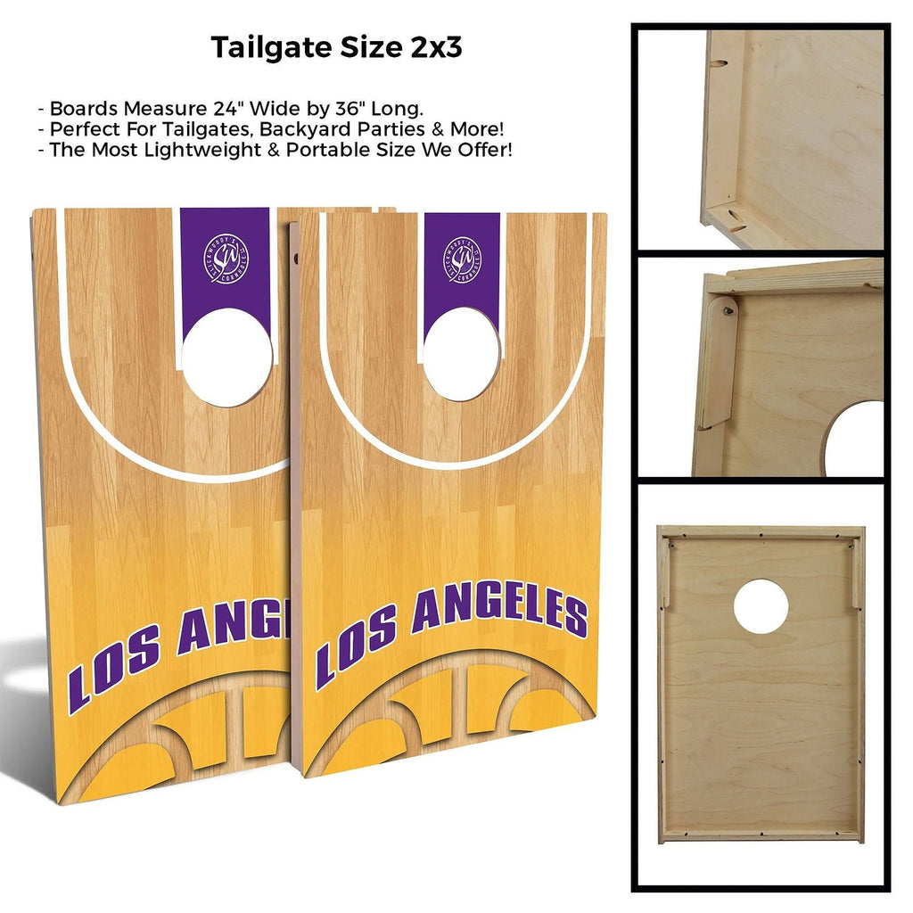 Basketball Cornhole Board Set 2x3 Boards E695