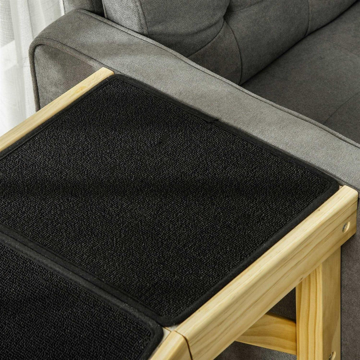 Dog Bed Ramp with Non-Slip Carpet F354257