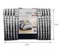 Rich Black Floral 10 Piece Queen Bed in a Bag Comforter Set T3026