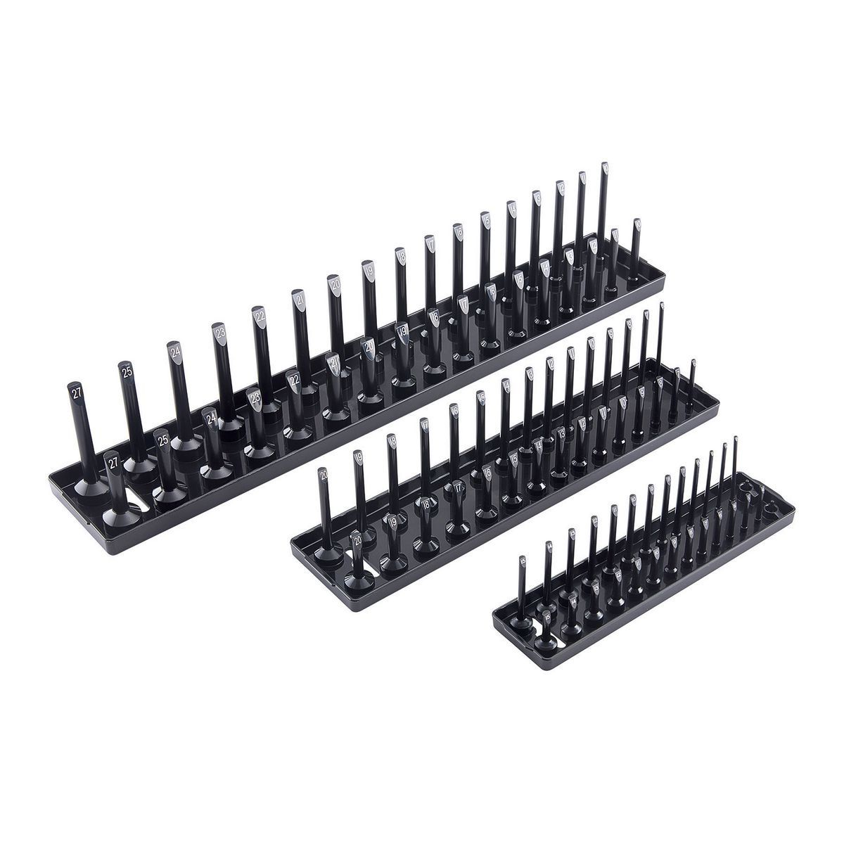 3 Piece Black Metric Socket Tray A183184