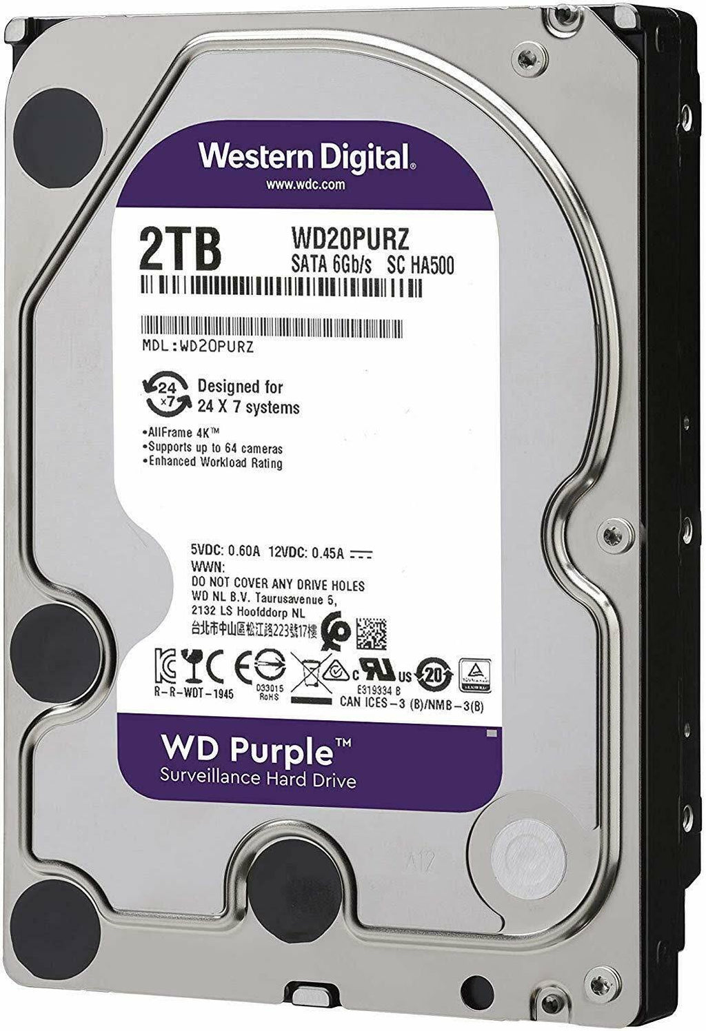 2TB 3.5 inch Surveillance Hard Drive S229