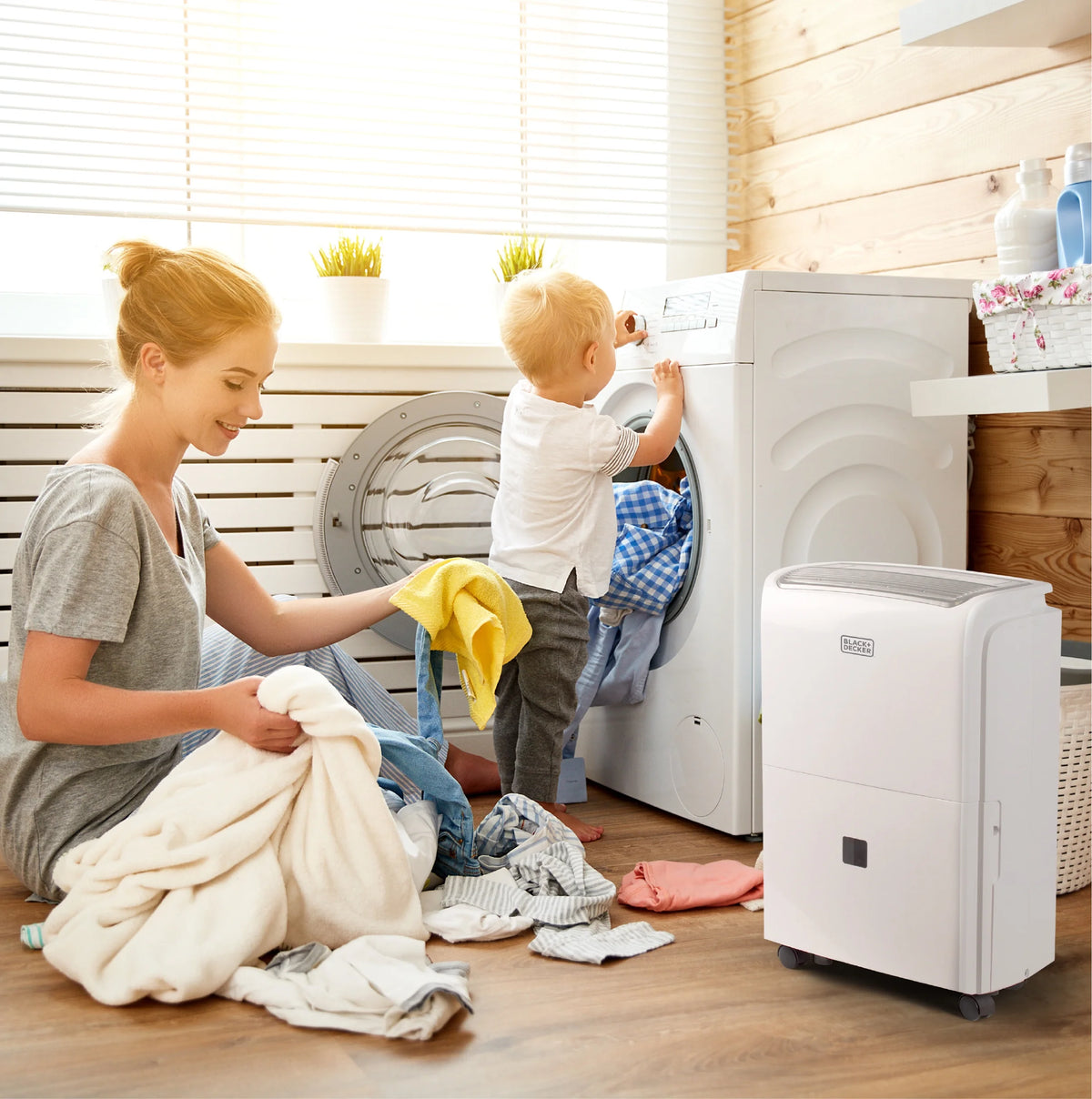 30 Pint Dehumidifier White Q36928