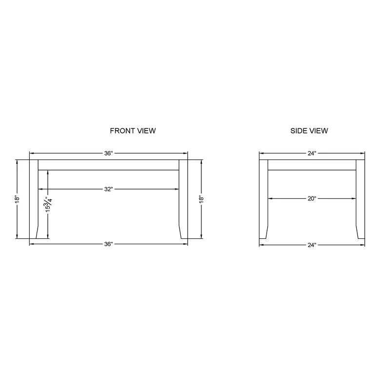 36"L Faux Concrete and Wood Coffee Table Y539