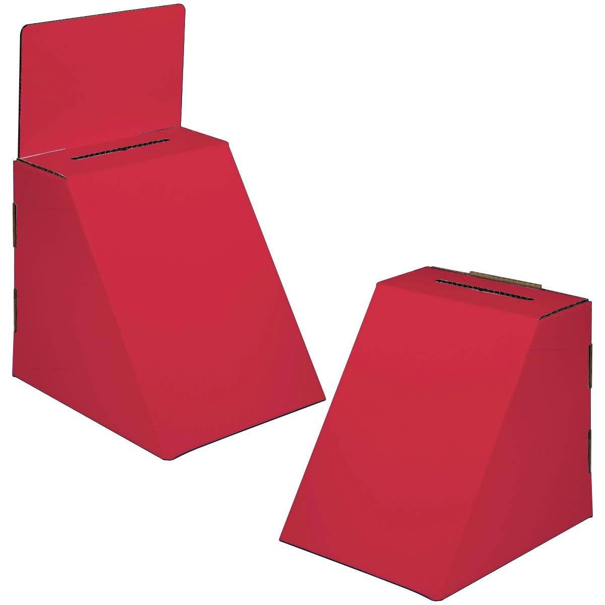 Red Cardboard Ballot Box P646