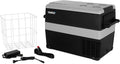 Portable Refrigerator, AC 110V/DC 12V Compact Fridge/Freezer, 45-Liter A776404