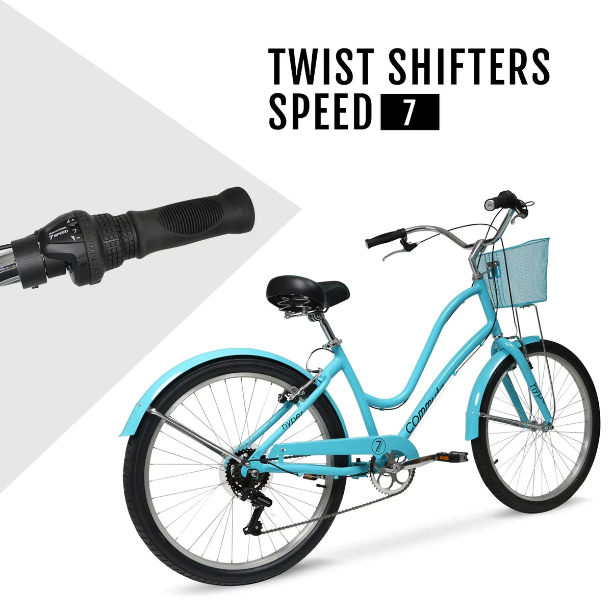 26 Woman's Commute Bike with Basket Q17211