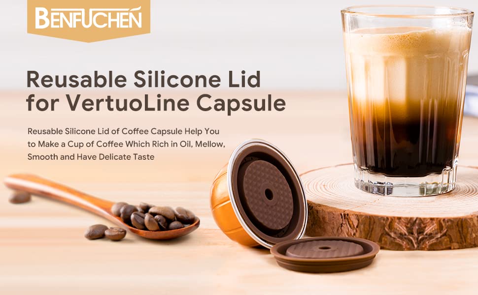 Reusable Silicone Capsule Caps 2 Pcs + Empty Refillable Pods 3 Pcs R116
