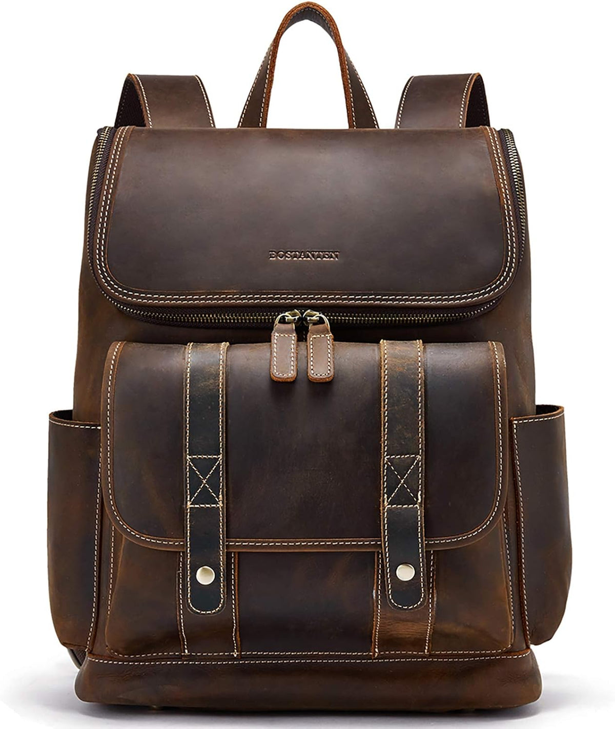 Leather 15.6 inch Laptop Backpack J275307